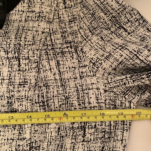 Enfocus Studio Short Sleeve White/Black Dress Size 12 - Picture 4 of 11